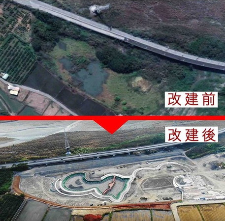 ▲網路社團上也比較了改建前和改建後的照片。（圖／翻攝自Facebook／粉絲團《高雄。愛樹人》）    