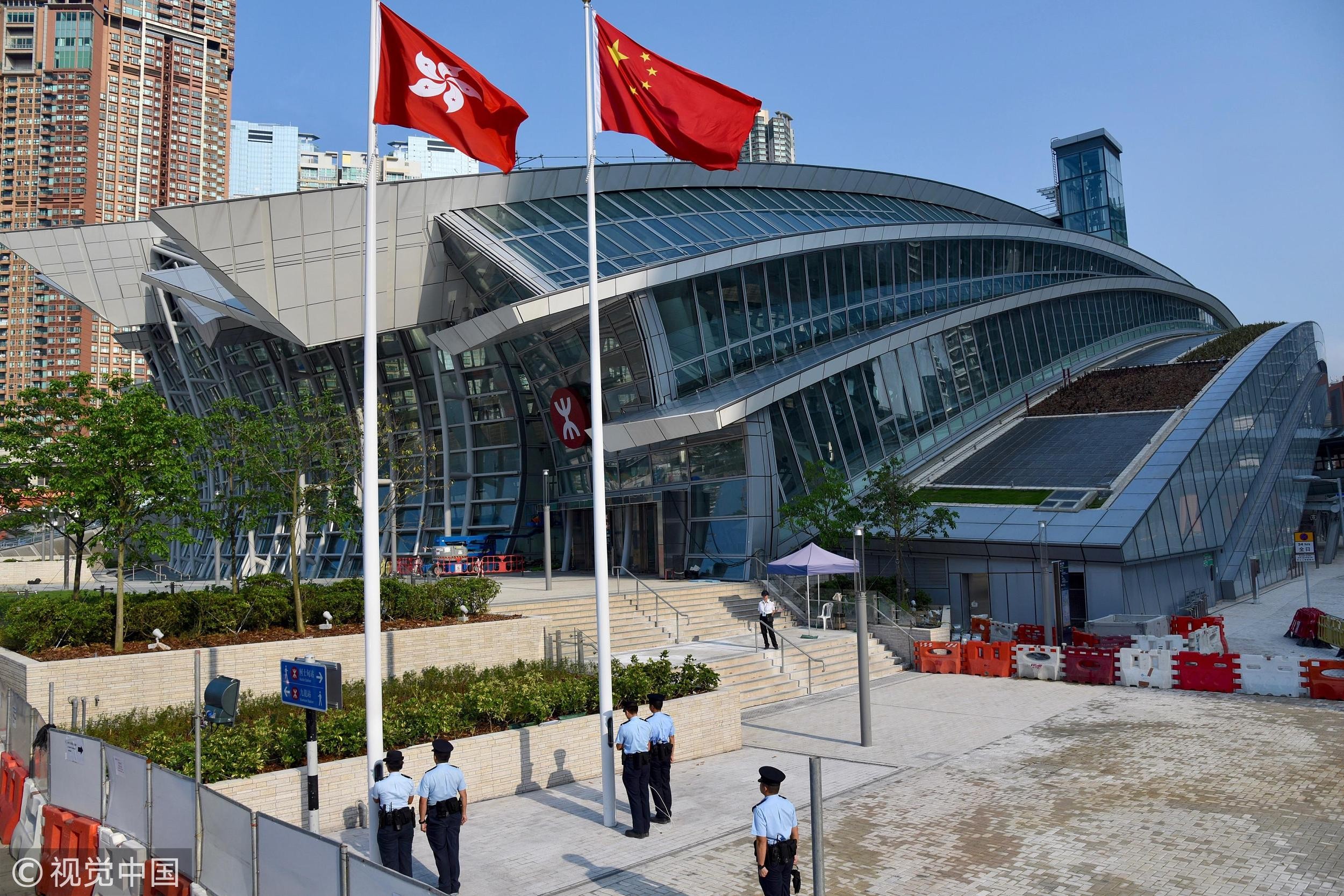 ▲▼廣深港高鐵香港西九龍站。（圖／視覺中國）