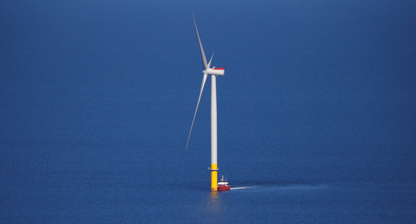 ▲▼世界上最大的海上風力發電廠Walney Extension。（圖／路透）