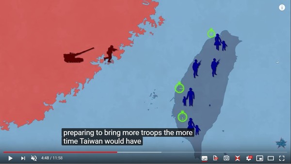 ▲▼ 「中國能在１年內攻下台灣嗎」影片。（圖／翻攝Youtube／Binkov`s Battlegrounds頻道）