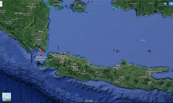 ▲▼中央氣象局地震中心說明印尼巽他海峽海嘯事件。（圖／翻攝Google地圖）