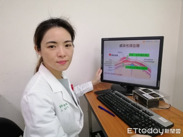 ▲中國醫藥大學兒童醫院新生兒科主任林鴻志教授,新生兒科 主治醫師陳映廷。（圖／中國附醫提供）