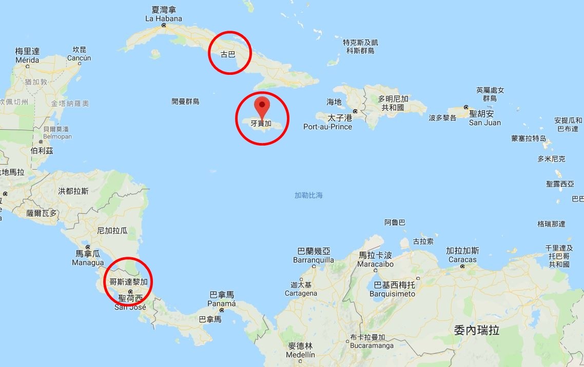 ▲▼ 加勒比海地圖。（圖／翻攝自Google Maps）