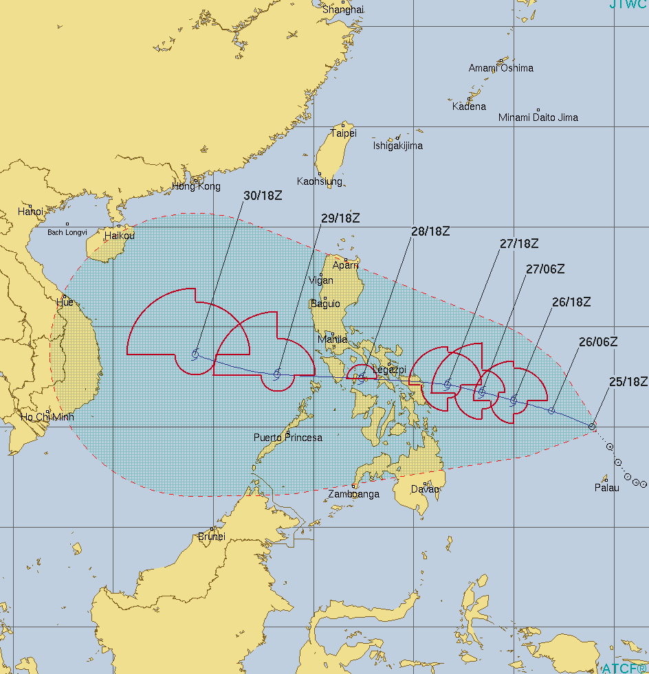 準帕布颱風。（圖／翻攝JTWC）