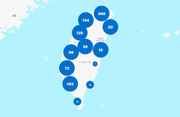 ▲Gogoro最快1月能環島！1000換電站達標、花東縱谷串連完成。（圖／翻攝自Gogoro）