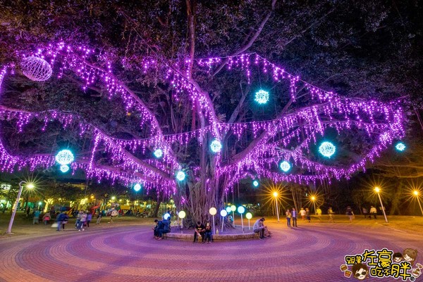 ▲▼屏東千禧公園台灣燈會。（圖／跟著左豪吃不胖&親子樂活趣提供）