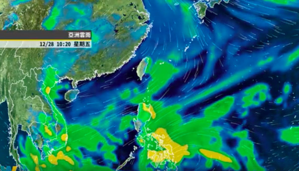 ▲▼   1228氣象。（圖／翻攝自氣象達人彭啟明／天氣風險 WeatherRisk公司提供）