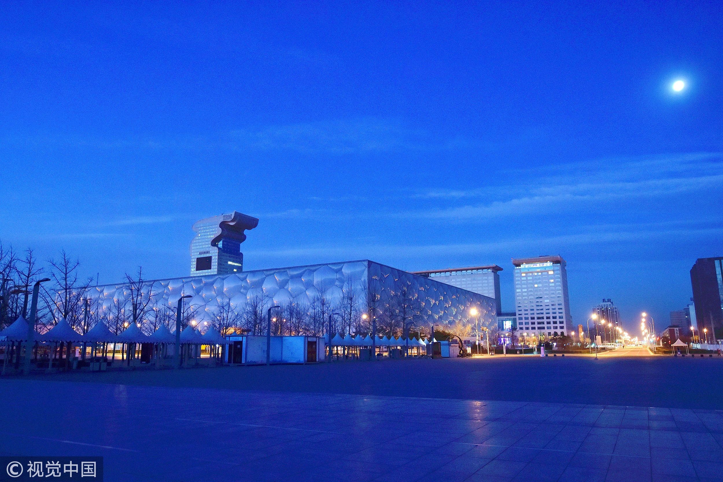 ▲水立方為迎接2022年冬奧正在進行改造工程。（圖／CFP）