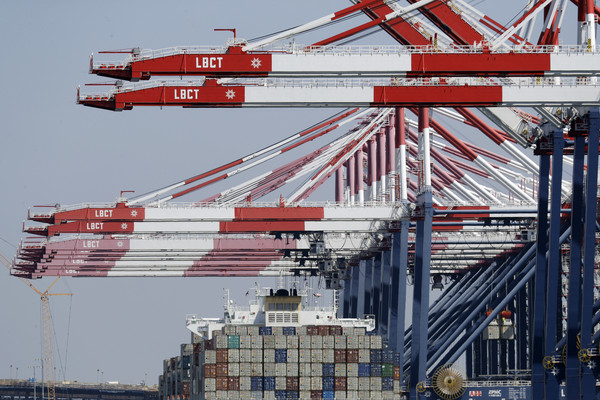 ▲▼ 美國加州長堤港（Port of Long Beach）,港口,貨櫃。（圖／達志影像／美聯社）