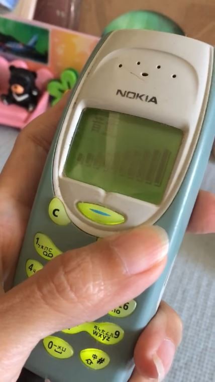 家中鐵盒內「找到一支Nokia 3315」（圖／翻攝爆廢公社公開版）