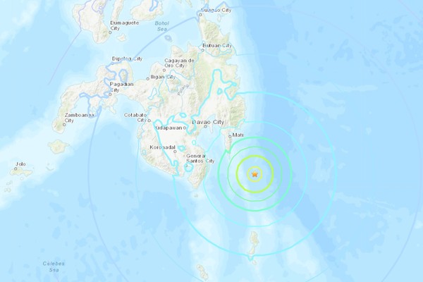 ▲▼ 菲律賓地震。（圖／USGS）