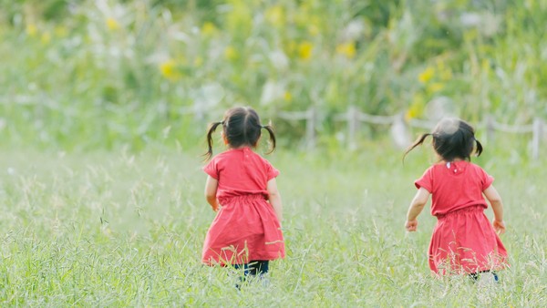 ▲雙胞胎,小孩,孩子。（圖／取自免費圖庫pakutaso）