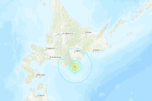 ▲▼北海道地震。（圖／翻攝自USGS）