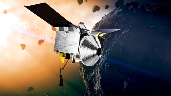 ▲▼ 美國太空總署（NASA）太空探測船「歐西里斯號」（OSIRIS-REx）31日進入古老小行星「貝努」（Bennu）軌道。（圖／達志影像／美聯社）