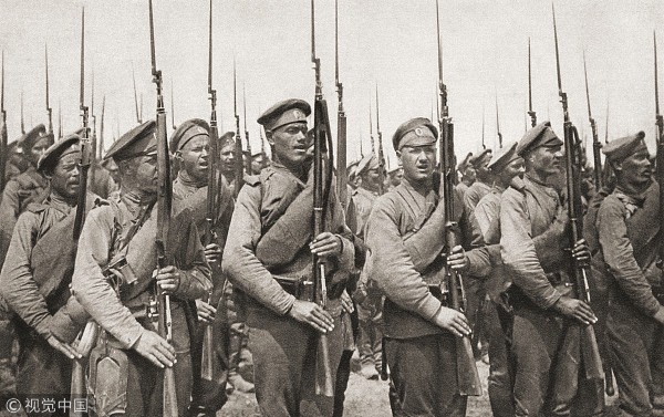 ▲第一次世界大戰中的俄國士兵。（圖／CFP）