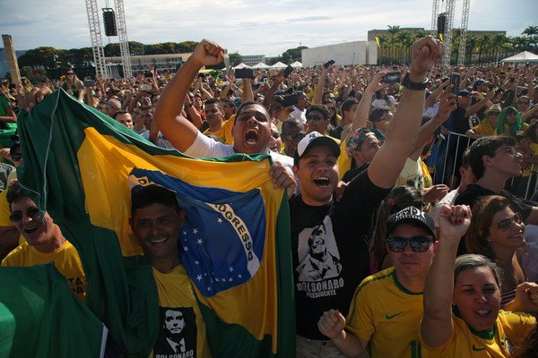 ▲▼ 「巴西川普」博爾索納羅（Jair Bolsonaro）2019年元旦宣誓就職。（圖／路透）