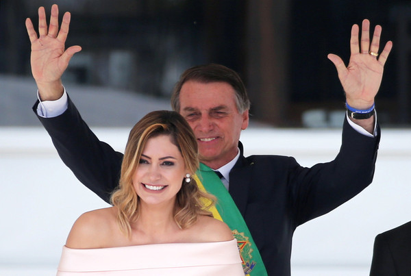 ▲▼ 「巴西川普」博爾索納羅（Jair Bolsonaro）2019年元旦宣誓就職。（圖／路透）