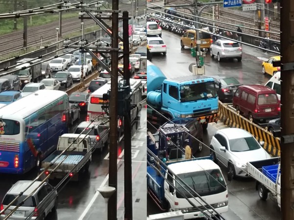 2小時10車禍汐止塞車紫爆　網友出門20分鐘還在車庫門口（圖／翻攝自汐止集團）