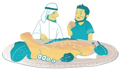 阿拉伯人揪吃飯要空腹　海量食物上桌差點嚇哭　中東用餐禁忌看這篇
