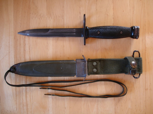 ▲國軍使用的M7刺刀。（圖／翻攝自維基百科）