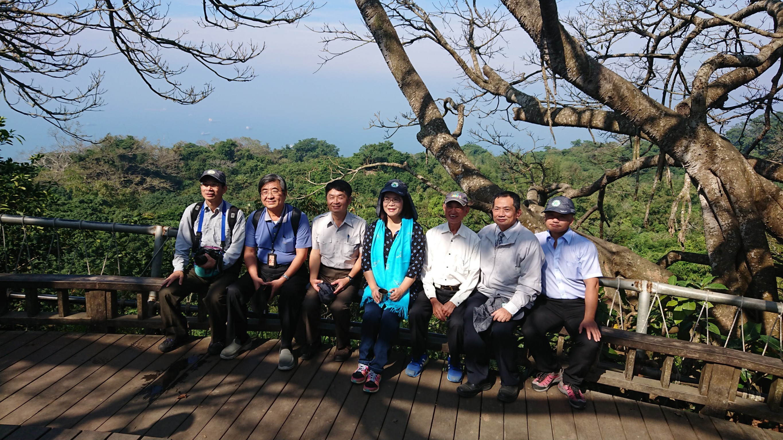 ▲▼管碧玲日前赴壽山國家自然公園考察 。（圖／管碧玲提供）