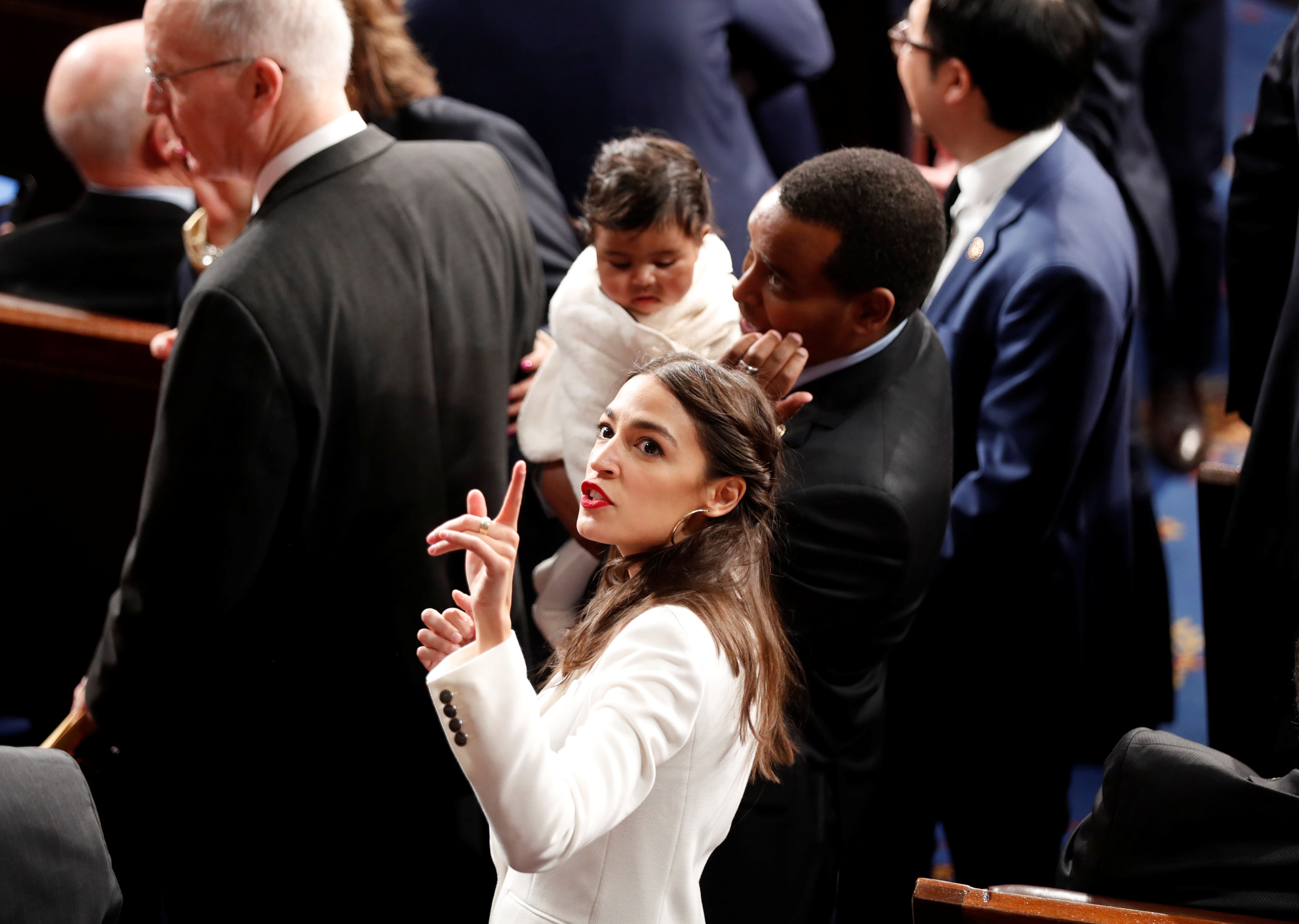 ▲美國民主黨籍的紐約州聯邦眾議員歐加修再度嗆川普。（圖／路透）