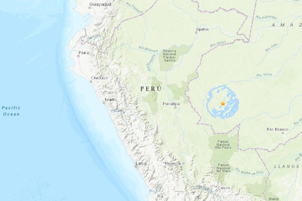 ▲▼巴西地震規模6.8。（圖／翻攝自USGS）