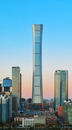 ▲▼北京第一高樓528公尺「中國尊」。（圖／翻攝自微信／中國建築）