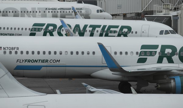 ▲▼美國廉價航空公司邊疆航空Frontier Airlines。（圖／達志影像／美聯社）