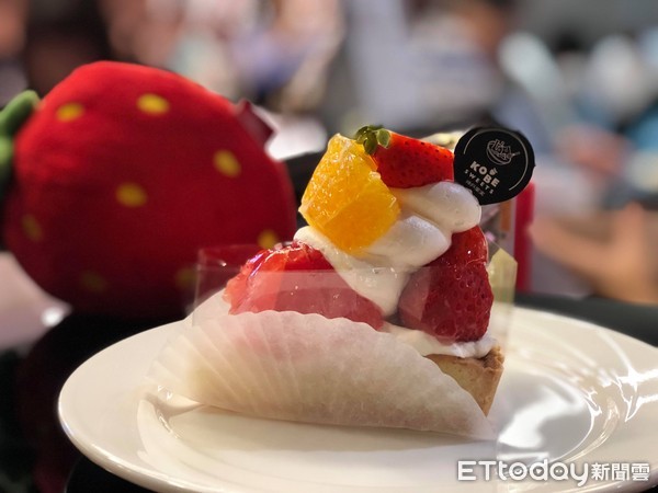 ▲▼微風南山Kobe sweets cafe(3F)，水果塔（圖／記者陳涵茵攝）