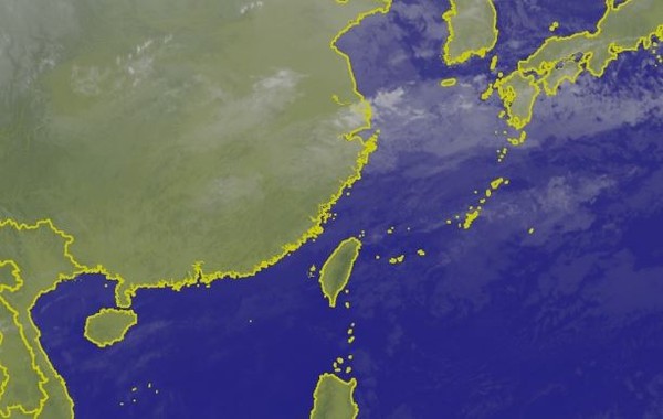 ▲▼2019年1月11日的衛星雲圖。（圖／氣象局提供）