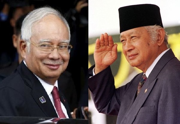 ▲▼ 馬來西亞前首相納吉（Najib Razak）、印尼獨裁者蘇哈托（Suharto）。（組圖／左圖，路透社；右圖，達志影像／美聯社）