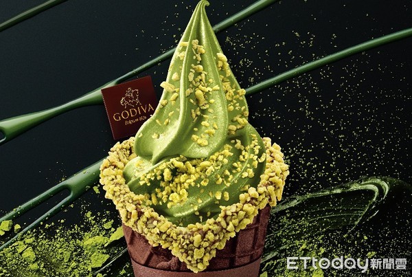 ▲GODIVA推出2款抹茶巧克力霜淇淋。（圖／GODIVA提供)