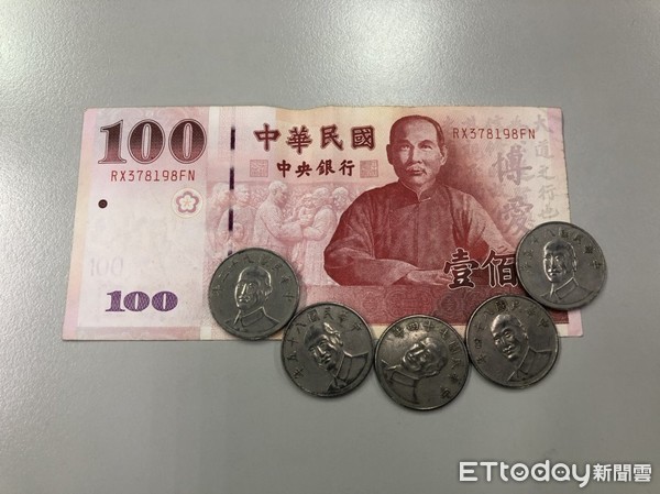 新台幣、鈔票、零錢。（圖／記者陳俊宏攝）