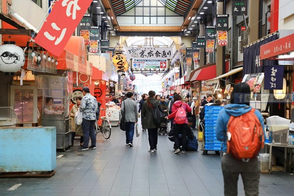 ▲大阪黑門市場。（圖／右上45度角女生提供）