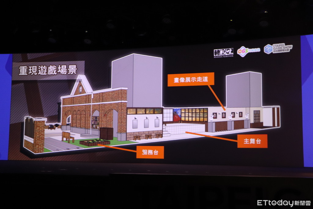 橘子、智冠、唯晶共同打造　台灣館規模252攤成今年電玩展最大館（圖／記者樓菀玲攝）