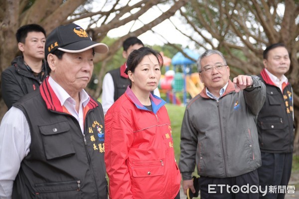 ▲花蓮縣長徐榛蔚前往知卡宣公園視察各項遊憩設施及苗木景觀營造計畫。（圖／花蓮縣政府提供，下同）