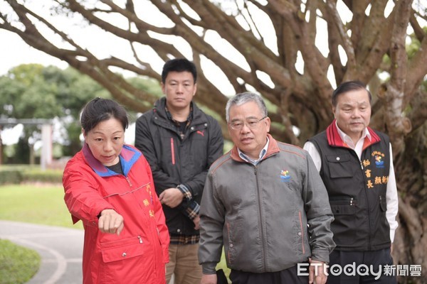 ▲花蓮縣長徐榛蔚前往知卡宣公園視察各項遊憩設施及苗木景觀營造計畫。（圖／花蓮縣政府提供，下同）