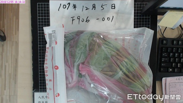 台北市衛生局今（17）日公佈生鮮蔬果殘留農藥抽驗結果。（圖／衛生局提供）