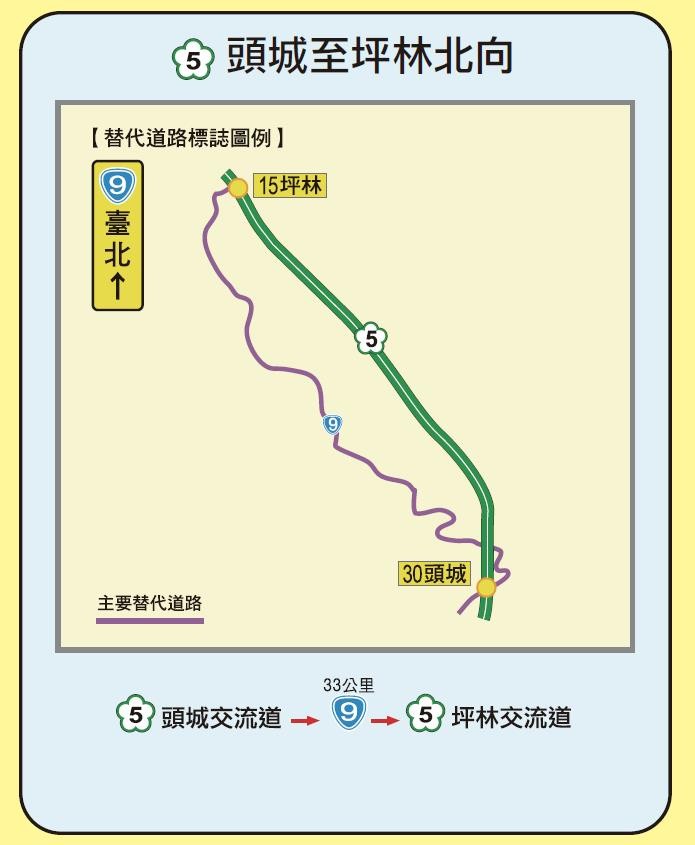 ▲台9替代國5至坪林、頭城交流道新增宜4北入匝道示意圖。（圖／交通部高公局提供）