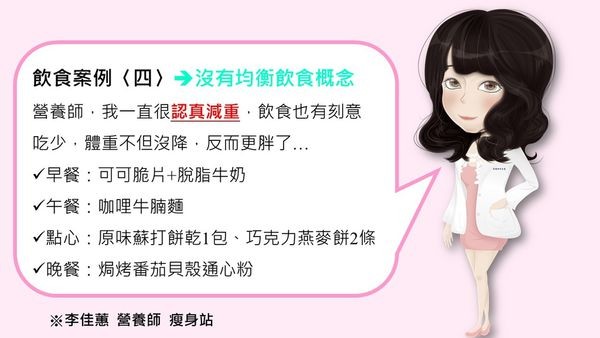 ▲▼減肥,減重。（圖／李佳蕙營養師提供）