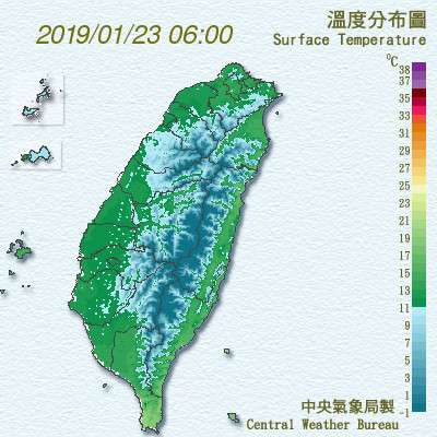 ▲▼冷氣團。（圖／中央氣象局）