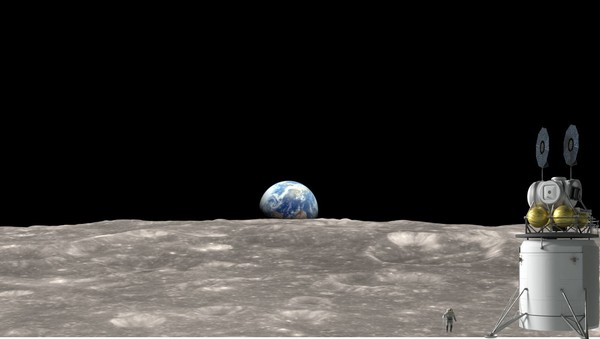 ▲▼月球,地球。（圖／翻攝自NASA臉書）