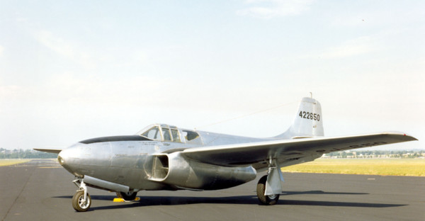 ▲▼P-59噴射戰機。（圖／翻攝自美國空軍國家博物館）