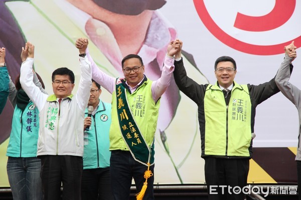 ▲民進黨重量級輔選團力挺王義川。（圖／王義川競選總部提供）