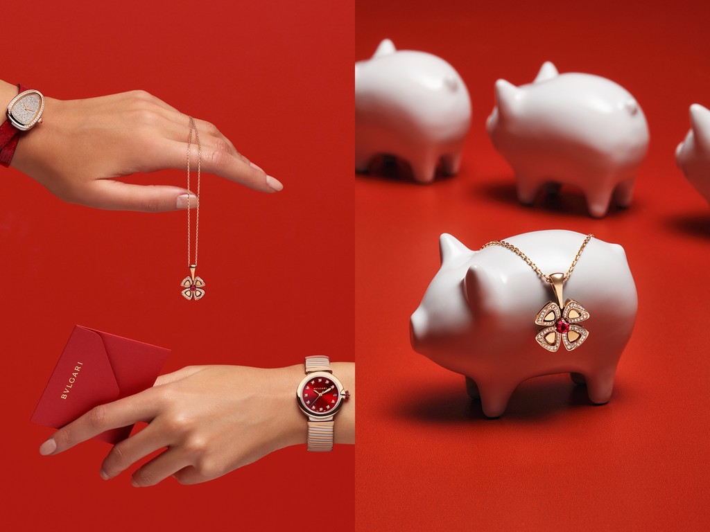 ▲▼寶格麗紅色單品。（圖／BVLGARI）