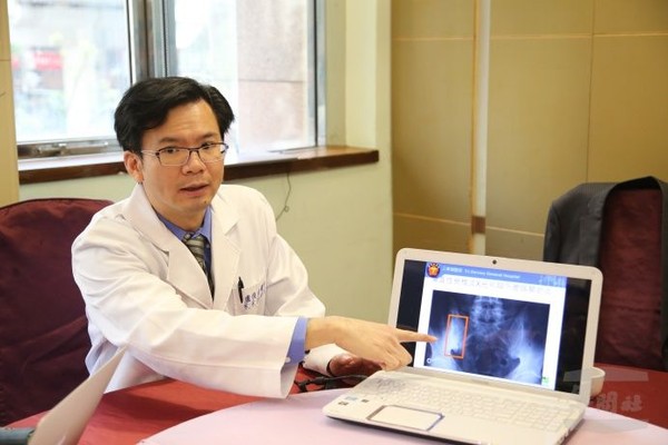 三總核磁共振成像檢測脊椎炎　提供準確診斷。（圖／軍聞社）