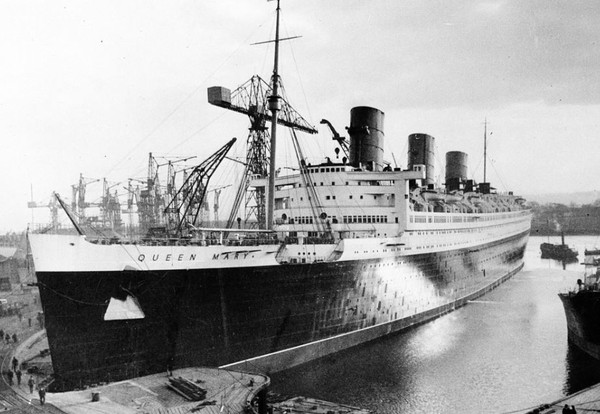 ▲▼ 英國豪華遠洋郵輪瑪麗皇后號（RMS Queen Mary）。（圖／達志影像／美聯社）