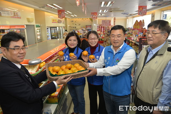 ▲雲林當季「茂谷柑」，在全台灣全家便利超商開始上架販售。（圖／記者唐詠絮翻攝）