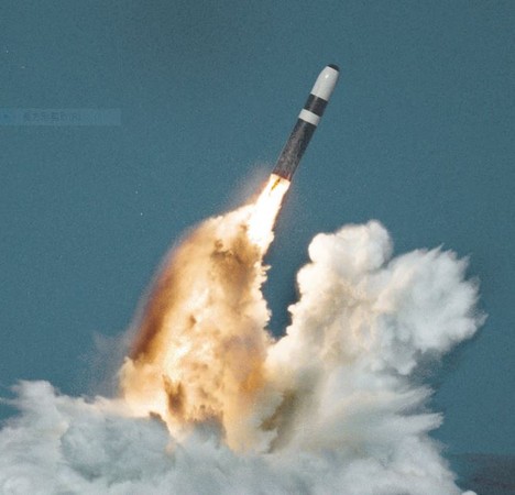 ▲美國三叉戟II飛彈,潛射彈道導彈,三叉戟飛彈。（圖／路透社）   